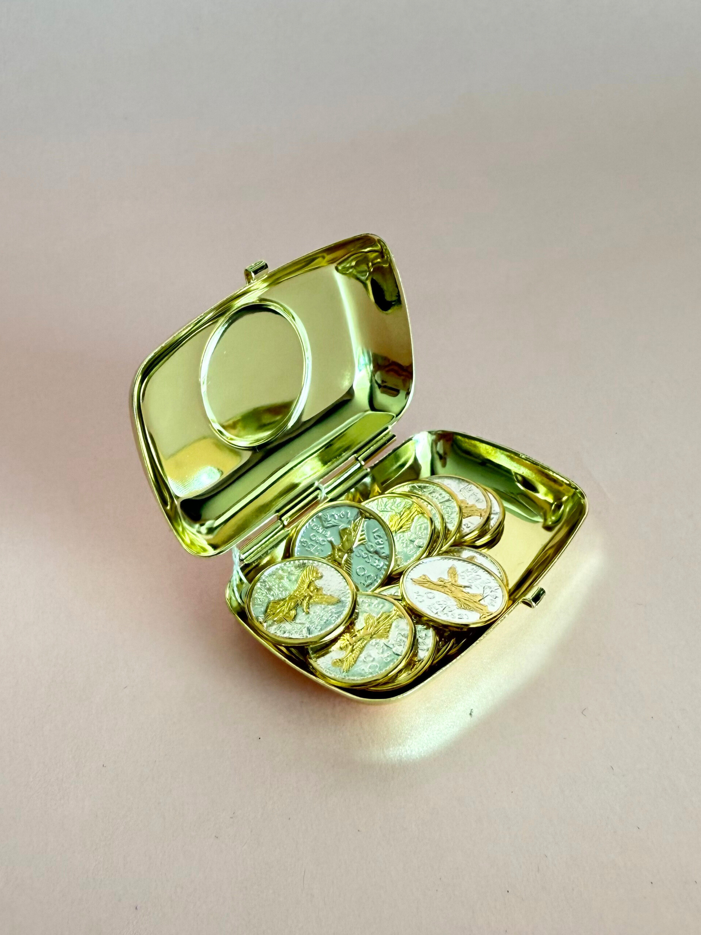Alhajero arras metal dorado