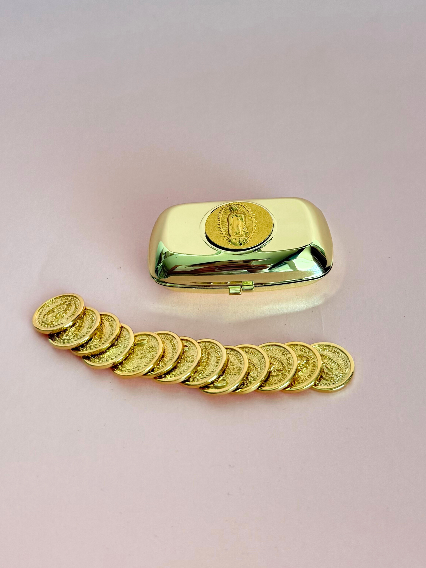 Alhajero arras metal dorado
