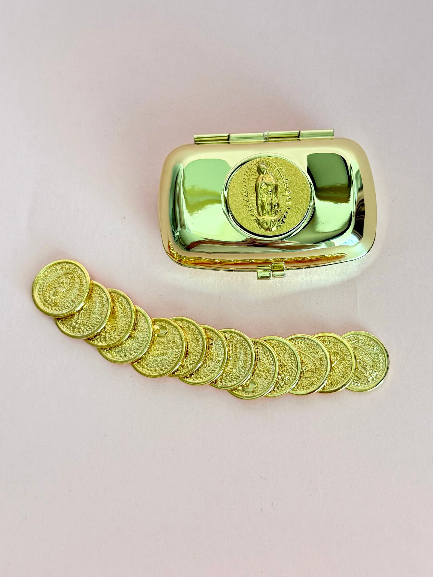 Alhajero arras metal dorado