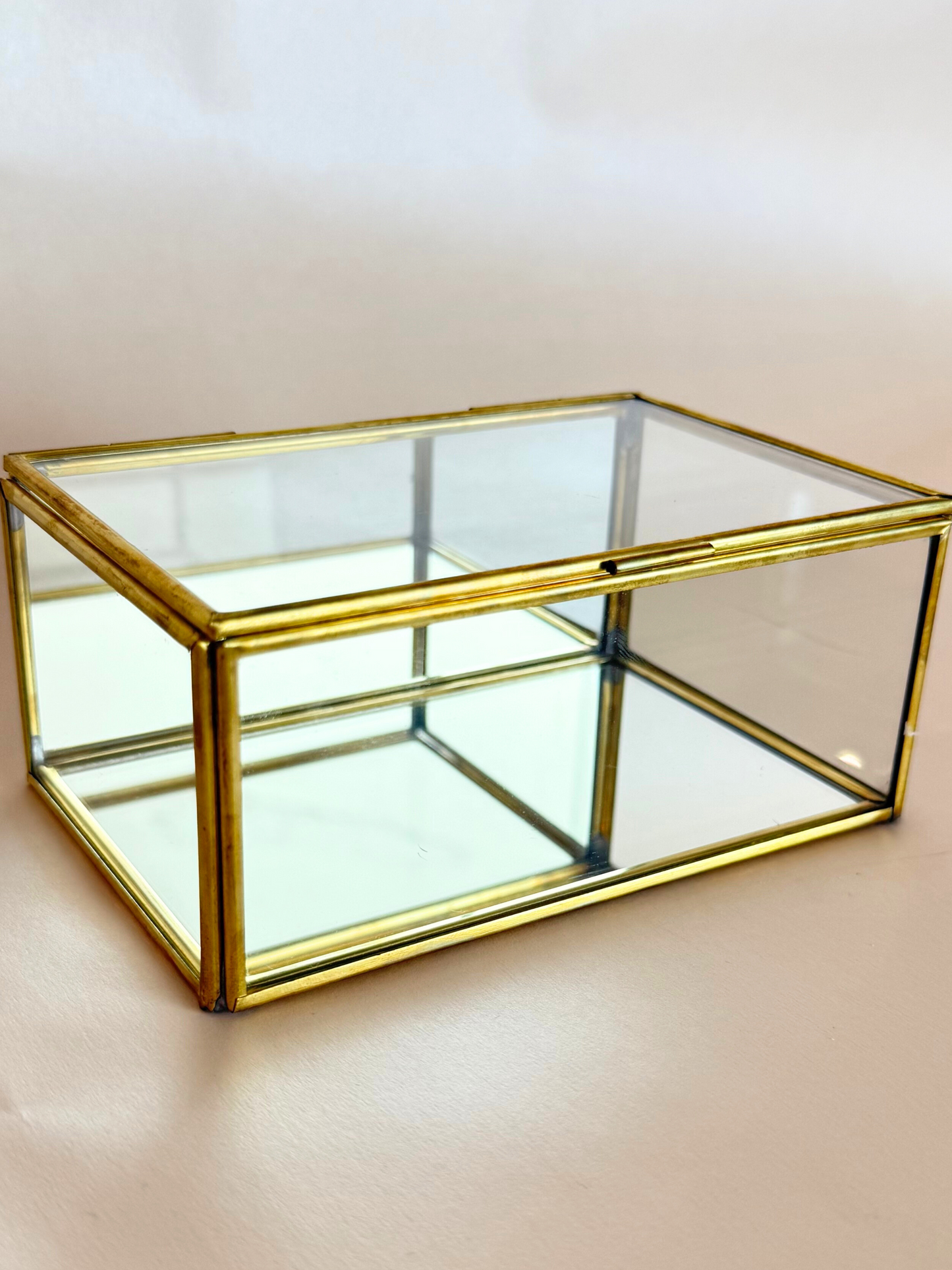 Caja Transparente Rectangular Lazo Mediana