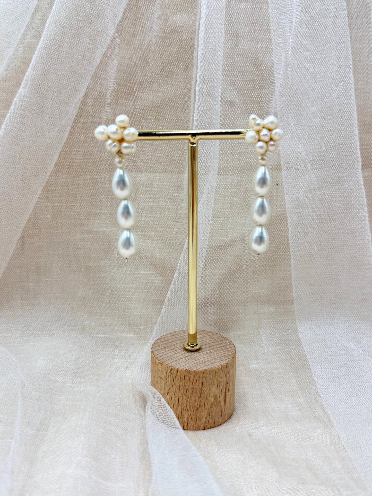 Aretes Madre Perla