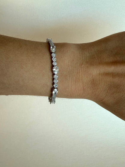 Pulsera Circonias Mixta