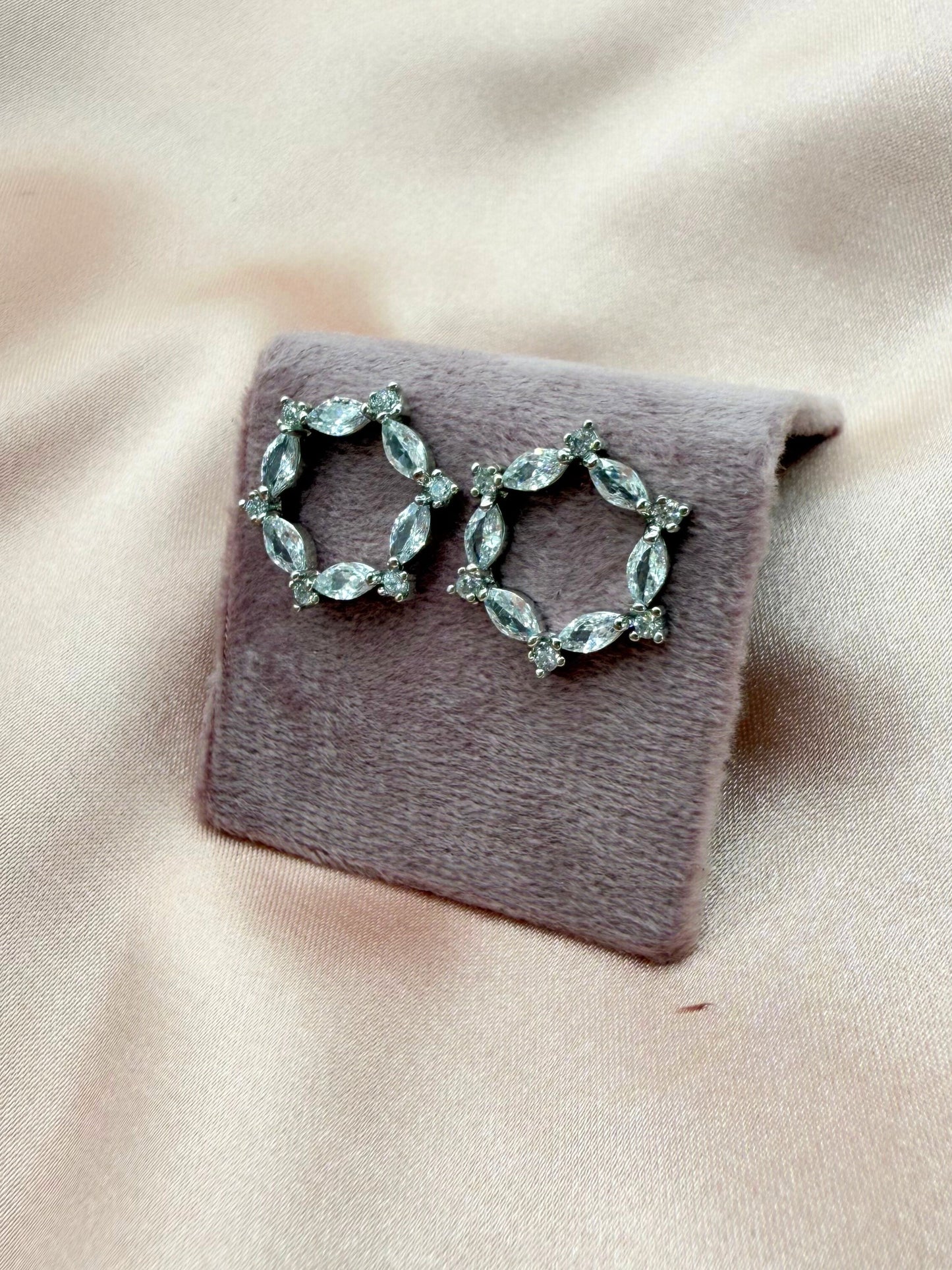 Aretes Aro Circonias