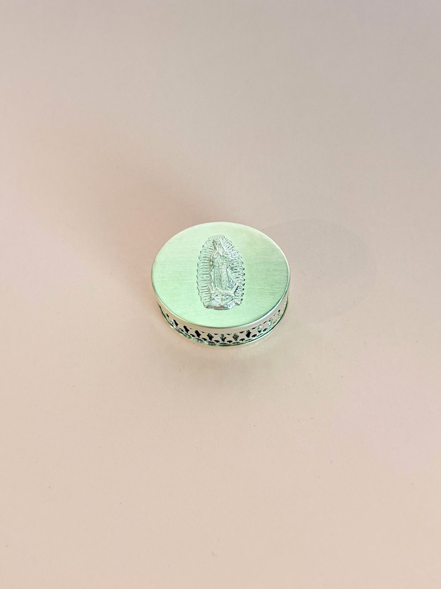 Cofre arras metal religioso plata
